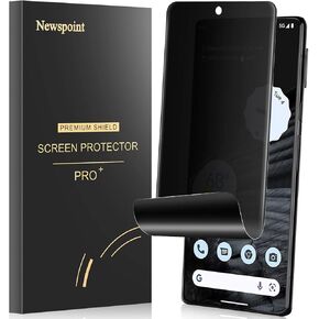 for Google Pixel 7 Pro Privacy Screen Protector, [Case Friendly] [Anti-Scratch] Flexible TPU Film for Pixel 7 Pro (6.7"), Full Adhesive, No Bubble, Touch Sensitive, 3D Curve Fit