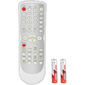 NB177UD NB177 Remote Control Compatible with Emerson Sylvania GFM DVD VCR CD Player with Video Cassette Recorder DVC840F DVC840G DVC841G DVC860F SRDD495 EDVC860F MJ840G Replacement with Batteries