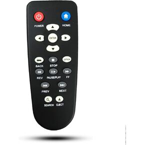 Universal Replacement Remote Control Compatible for WD Western Digital TV Live Plus USB2.0 AVI 1080P HD Hub Elements Media Player …