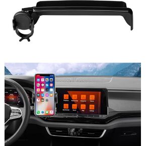 Autorder Car Phone Holder for 2024 2025 Volkswagen Atlas/Atlas Cross Sport Accessories Phone Mount 12-Inch Screen Cell Phone Automobile Cradles Hands-Free 360 Degree Rotation