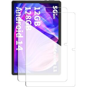 [2 Pack] Screen Protector for YLEEBG TAB10 10 inch Android 14 Tablet Tempered Glass Film,BOVUGAC Screen Protector for ApoloMedia Tablet TAB10 2024 Anti-Scratch,Sensitive,9H Hardness