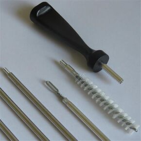 WINGS Cleaning Rod Kit for .177 air Rifle Pistol Gun with Brush and jag Stud in a Vinyl Carrying case
