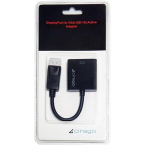 DisplayPort to VGA Active Adapter (DPA1011),Black