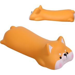 Cute Wrist Rest Support for Mouse,Kawaii Ergonomic Wrist Cushion Elbow Pad Desk Memory Foam Design Animal Shape Mousepad for Women Office Computer Laptop(Dog)