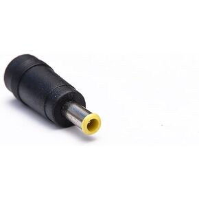 Omnihil Adapter Plug Converter 5.5millimeters x 2.1millimeters Female Plug to 5.5millimeters x3.0millimeters Pin Male Plug, Compatible Part