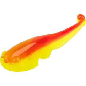 Strike King Mr. Crappie (Mrctzfry-187) Teen-Zee Fry Fishing Euply ، Grub Soft Plastic Grub ، Minnow profile ، tail ball ، 1 1/4 بوصة ، 15 عبوة ، Red Chartreuse