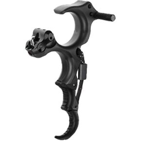 T R U BALL Tru Ball HBC Flex Release 34 Finger Large Black Tungsten Brass