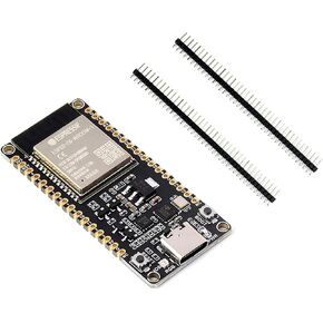ESP32-C6-WROOM-1-N8 ESP32-C6 Development Board ESP32 C6 Microcontroller RISC-V 32-bit Single-Core Processor, Integrates W F-i 6, B L E 5 and IEEE 802.15.4, Supports USB and UART Development