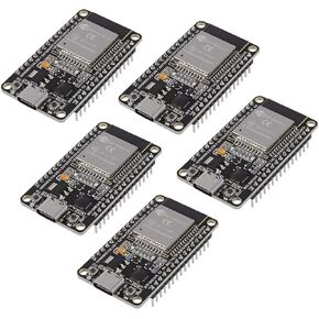 5pcs Type-C 30pins CP2102 ESP-WROOM-32 ESP32 ESP-32S Development Board 2.4GHz Dual-Mode WiFi + Bluetooth Dual Cores Microcontroller Processor Integrated with Antenna RF AMP Filter AP STA