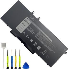 3HWPP 68Wh Battery Replacement for Dell Inspiron 7500 7506 2-in-1 Black Latitude 5501 5401 5511 5510 5411 5410 Precision 3541 3551 3550 Series 15.2V 4250mAh