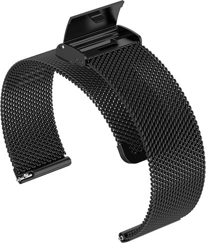 معصم Ecsem e ecsem المخصصة لـ Tozo S6 & Tozo S5 & Tozo S3 Band ، حلقة شبكية قابلة للتعديل بديلة + نطاقات معدنية من الفولاذ المقاوم للصدأ لـ Tozo S6 S5 S3 Smartwatch Exclists for Women Men in Kuwait