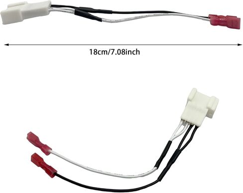 4pcs Car Front Dash Twitter Radio Maleer Tirling Harness Adapter Collable Collable مع 2008-2022 Rav4 Camry 4runner Highlander Scion ، 2010-2019 Tacoma in Kuwait