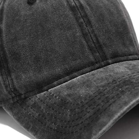 Umeepar 3 Pack Baseball Cap Vintage Distressed Low Profile Unstructured Plain Cotton Dad Hat Adjustable for Women Men in Kuwait