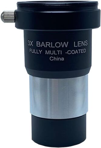 Barlow Lens 3X ، Youen Tech 1.25 بوصة عدسة بارلو المعدنية متعددة المغلفة بالكامل مع خيط M42 للعيش القياسي للتلسكوب in Saudi Arabia