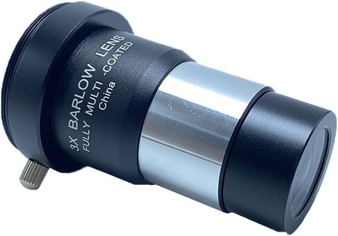 Barlow Lens 3X ، Youen Tech 1.25 بوصة عدسة بارلو المعدنية متعددة المغلفة بالكامل مع خيط M42 للعيش القياسي للتلسكوب in Saudi Arabia