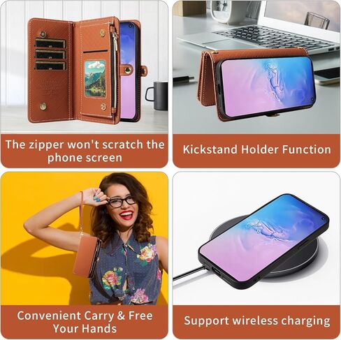 ASUWISH PHONE CASE لـ SAMSUNG GALAXY S10 SHIPPER WALLET غطاء خلية قابلة للفصل مع حامي شاشة زجاجية مقسّر in Saudi Arabia