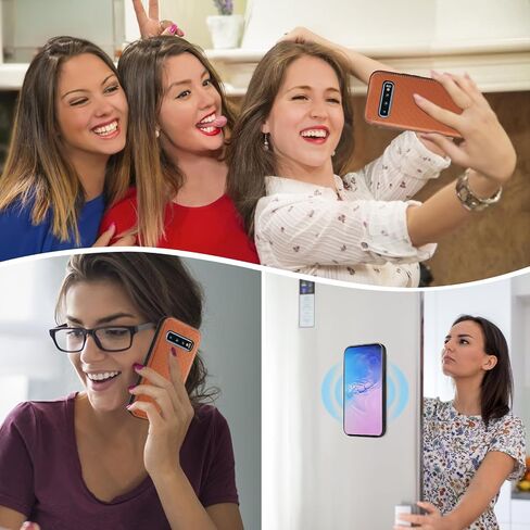 ASUWISH PHONE CASE لـ SAMSUNG GALAXY S10 SHIPPER WALLET غطاء خلية قابلة للفصل مع حامي شاشة زجاجية مقسّر in Saudi Arabia