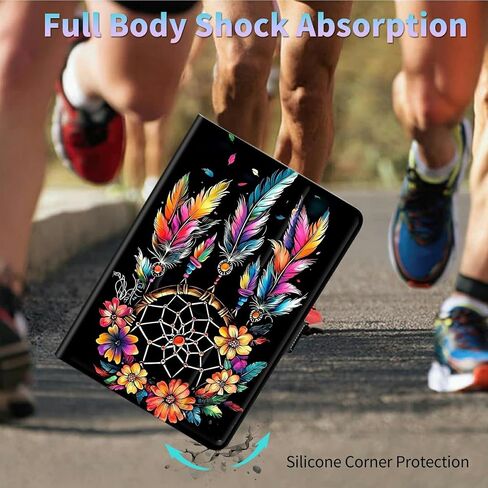 Universal Case for Onn 7" Tablet (Model: 100135924) 4th Generation 2024, Lightweight Flip Stand and Adjustable Shockproof Protective Tablets Case for 7" - 9", Purple Cross in Saudi Arabia