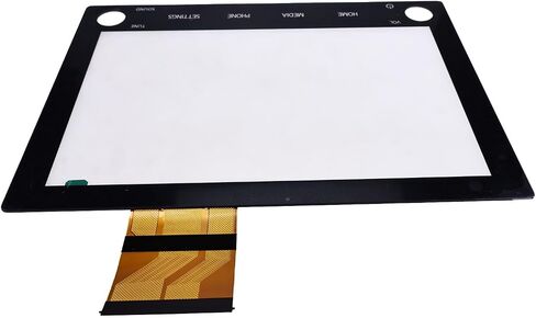 8 "راديو رقمي زجاجي على الشاشة اللمس مع 2 مقابض 8740A040 8740A130 متوافق مع Mitsubishi Mirage Outlander 2019-2022 in Kuwait