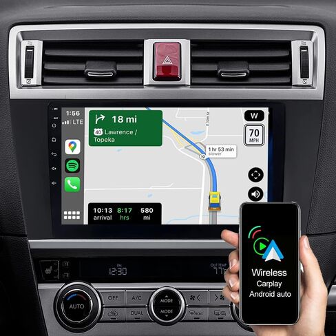 ASURE 9 بوصة ترقية الراديو ستيريو للسيارة لـ Subaru Outback MK5 2015-2019 ، طراز الأساس ، 4Core 2G+32G Android GPS Navigation مع مشغل Multimedia اللاسلكي ، Android Auto ، in Kuwait