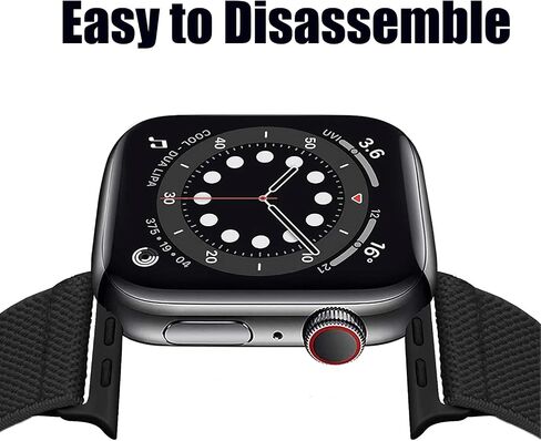 8 حزمة مرنة الاستبدال الرياضية الفرقة متوافقة مع IWatch 38mm/40mm/41mm/42mm/44mm/45mm للنساء والرجال ، حزام يدوي أزياء الأزياء يدويًا لسلسلة Iwatch Series 7/6/5/4/2/2/1/1 in Kuwait