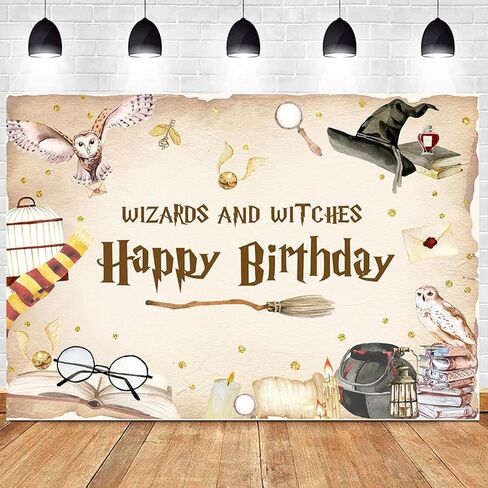 السحرة والسحرة خلفية عيد ميلاد السحرة السحرية والسحر والأساقفة حفلة عيد ميلاد الأطفال والفتيان الهالووين ديكورات عيد ميلاد الزخارف (7x5ft) in Kuwait