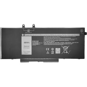 3HWPP 15.2V 68Wh Replacement Battery Compatible with Dell Latitude 5401 5410 5411 5501 5510 5511 Precision 3541 3551 Series Laptop 03HWPP 10X1J N2NLL 1VY7F 01VY7F