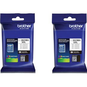 Brother Super High Yield Black Ink Cartridge EfzniY, 2Pack (LC3029BK)