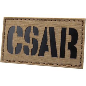 IR Coyote Combat Search and Rescue CSAR 2x3.5 SAR USAF Pararescue Touch Fastener Patch
