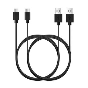 USB A to USB C Cable, USB Type C Cable, 2 Pack [6FT, 6FT], Fast Charging Cable, High Speed Data Transfer Cable, For Galaxy S10 S9, Moto G, LG V30, Beats Fit Pro, iPhone 16 15 and More, Trustable