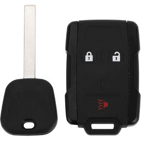X AutoHaux 315MHz M3N-32337100 إدخال مفتاح الإهمال عن بُعد مفتاح الإشعال عن بعد FOB لشيفروليه سيلفرادو ل GMC Sierra 2014-2019 46 Chip 3 Buttons