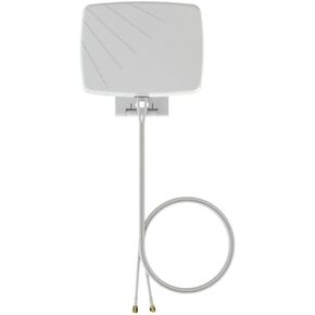 Labrador 5G Antenna 2 Cellular, 15' White Cables, SMA connectors, Variable Mount