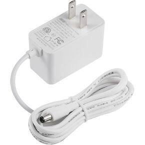 Tonton 9V 1A 5FT/1.5M AC DC 100V-240V Power Supply Adapter Cord for Arduino UNO R3 MEGA 2560 1280, Wall Charger Replacement for Arduino CCTV, Elegoo, IEIK UNO R3，US Plug White