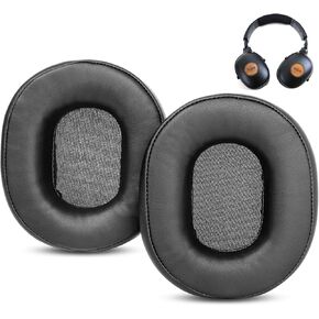 Professional Earpads Cushion Replacement Compatible with House of Marley Positive Vibration XL Headphones Ear Pads with Skin-Friendly Leather and Memory Foam