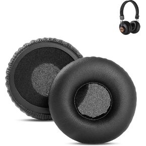Prime Earpads Replacement Compatible with House of Marley Positive Vibration 2 Wireless On Ear Headphone Ear Pads Cushion(Protein Leather/Memory Foam)