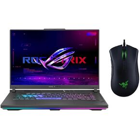 ASUS ROG Strix G16 Gaming Laptop |16" WUXGA 165Hz Display | Intel Core i7-13650HX | NVIDIA GeForce RTX 4060 | Backlit | Black| 32GB RAM DDR5 | 1024GB SSD | Windows 11 Home |Bundle with Gaming Mouse