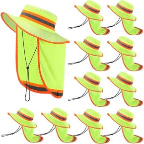 Jexine 10 Pcs High Visibility Safety Hat in Kuwait