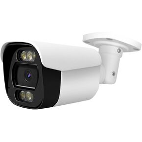 1080P CCTV Camera (Hybrid 4-in-1 HD-CVI/TVI/AHD/960H Analog CVBS) Outdoor Indoor, 6pcs IR-LEDs, ICR, 2.8mm Lens, 105° Wide Angle, Full Metal Housing, for 960H,720P,1080P,5MP,4K Analog DVR