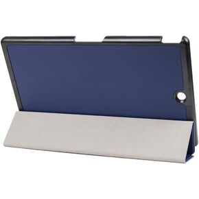 Custer Case for Sony Xperia Z3 Tablet Compact,Ultra-Thin PU-Leather Hard Shell Cover for Sony Xperia Z3 Tablet Compact - Blue