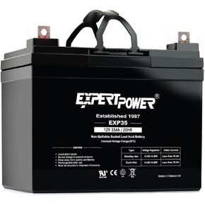 ExpertPower 12 V 35 AH EXP 12350 Sealed Lead Acid Battery Deepcycle Solar Energy Storage