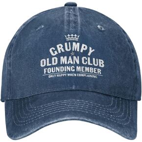 Grumpys Old Man Hat Men Baseball Hat Cute Caps Navy Blue