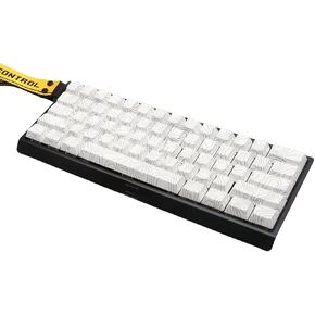 Side Printed Keycap Set - Topographic 130 Key, Double Shot Shine Through Custom Keycaps, Custom Keyboard Keycaps Set, OEM Cherry MX Mechanical Keyboard (Snow Mountain)