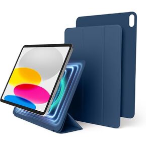 elago Case for iPad 10th Generation - iPad Case with Magnetic Attachment to Metal Materials, Compatible with Apple iPad Pencil and elago’s Pencil case (Blue)