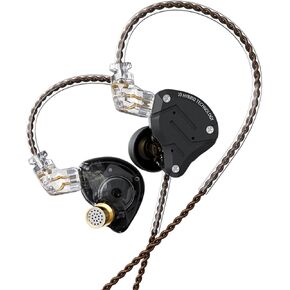 KZ ZS10 Pro 4BA+1DD in Ear Monitor Headphones 5 Driver HiFi Metal Earbuds Headphone Noise Cancelling IEM Earphone with 2 Pin Detachable Cable