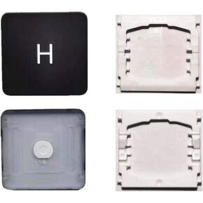Replacement Individual H Key Cap and Hinges are Applicable for MacBook Pro 13&16inch Model A1989 A1990 and for MacBook Air Model A1932 Keyboard to Replace The H Keycap and Hinge