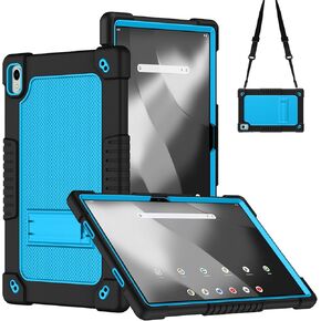 لـ Onn 12.1 بوصة Tablet Pro 100146663 Case/for Onn 12.1 "Tablet Pro 2024 Kids Friendly Case مع حزام الكتف من أجل Walmart Onn 12.1 بوصة Tablet Pro 2024 Case (BlackBlue)