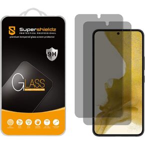 Supershieldz (2 Pack) (Privacy) Anti Spy Screen Protector Designed for Samsung Galaxy S22 5G, Tempered Glass, Anti Scratch, Bubble Free