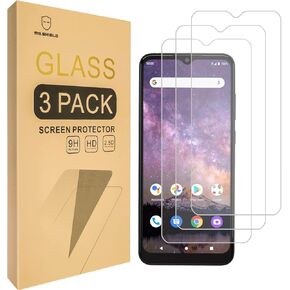 Mr.Shield [3-Pack] Designed For Wiko Voix [Tempered Glass] [Japan Glass with 9H Hardness] Screen Protector