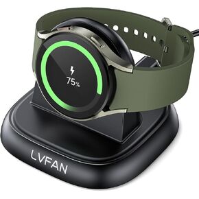 LVFAN Charger for Samsung Galaxy Watch 7 / Ultra / 6/5 / 4, Charger Stand Dock Replacement Accessories, Magnetic Wireless Charging Cable Cord Station for Samsung Galaxy Watch 7 / Ultra / 6/5 / 4