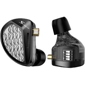 KZ Sonata 14 Balanced Armature Drivers Headphone,in-Ear Monitor Earbuds for Audiophile s,KZ Flagship Balanced HiFi Earphones (with Switches, Black)
